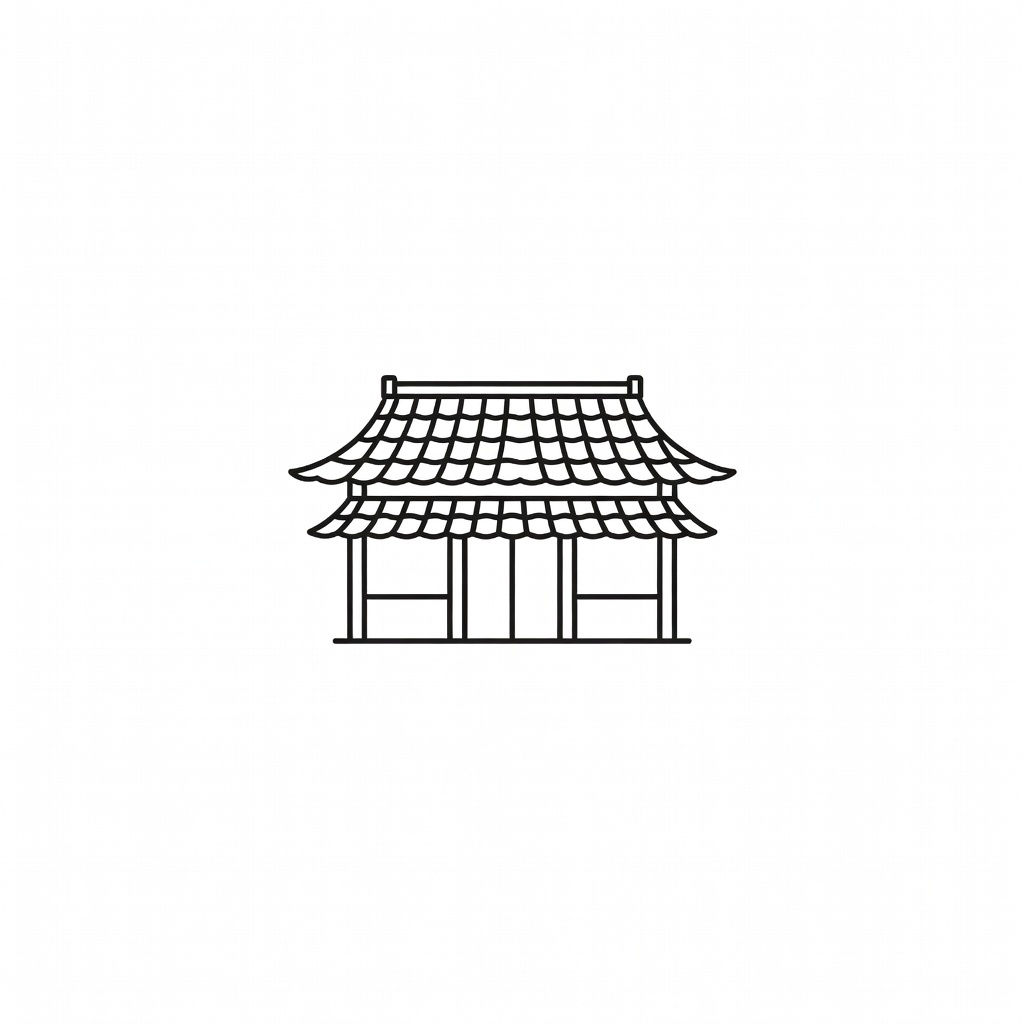 日本の家のアイコン